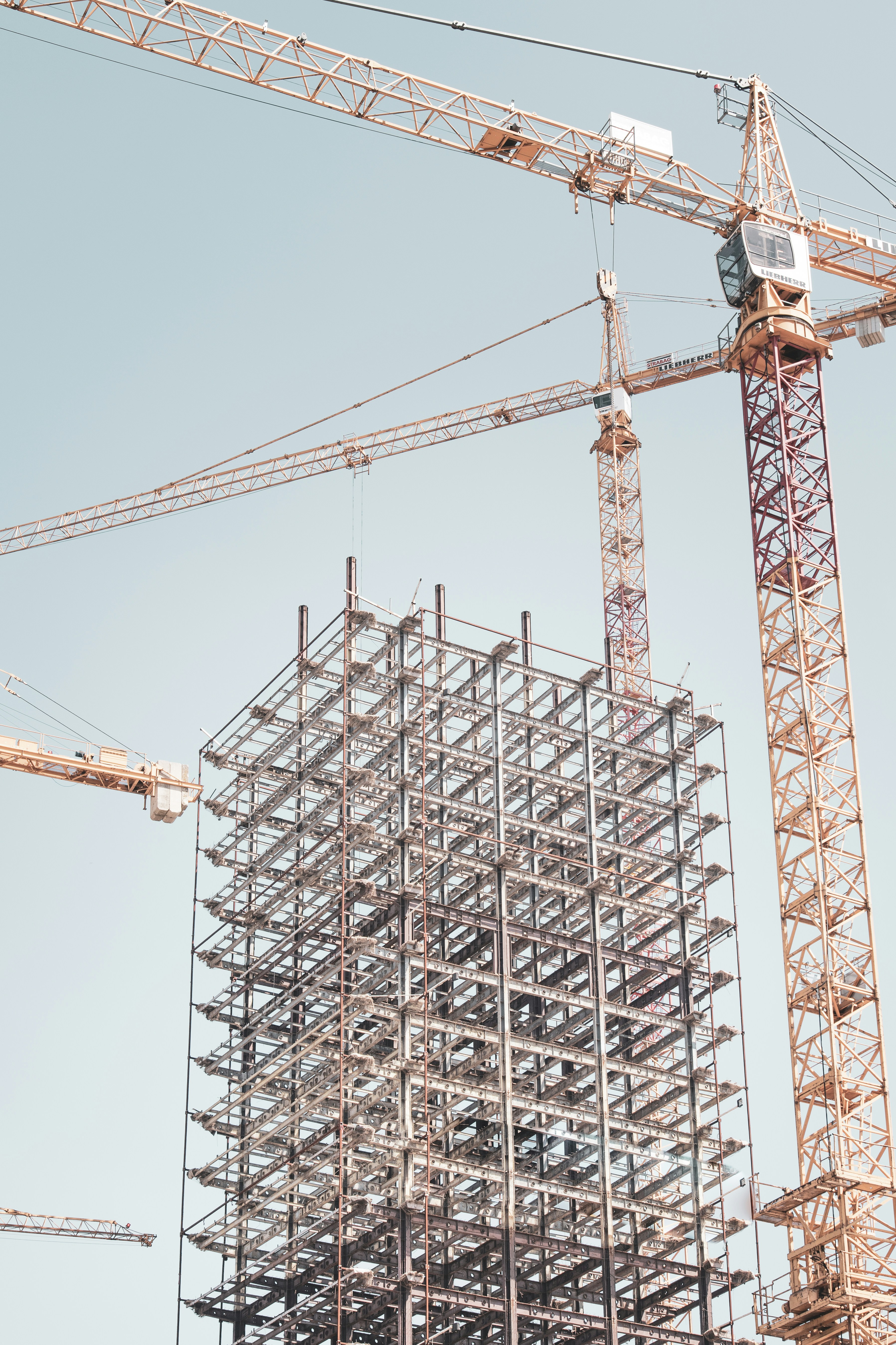 Construction cranes